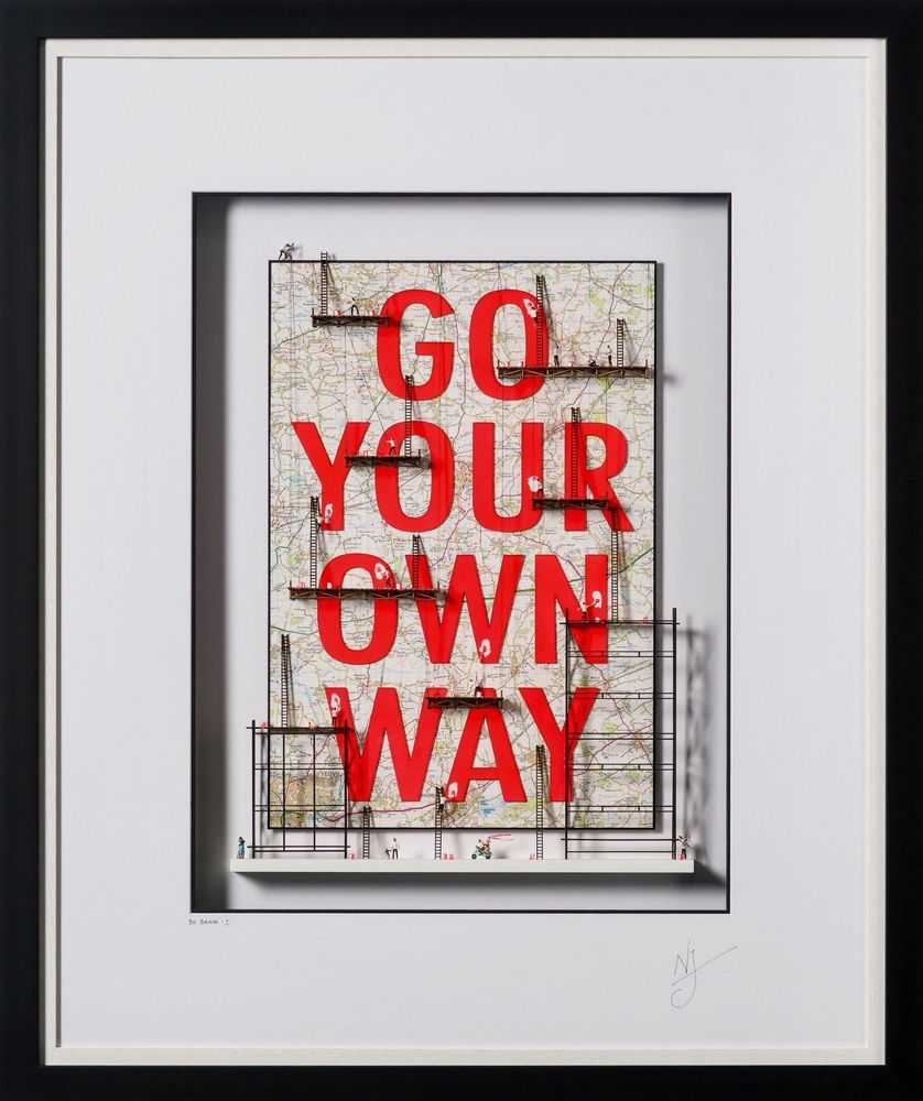 Nic Joly, ‘Be Brave I’, 2023, Sculpture, 3D Wall sculpture, Castle Fine Art, Numbered