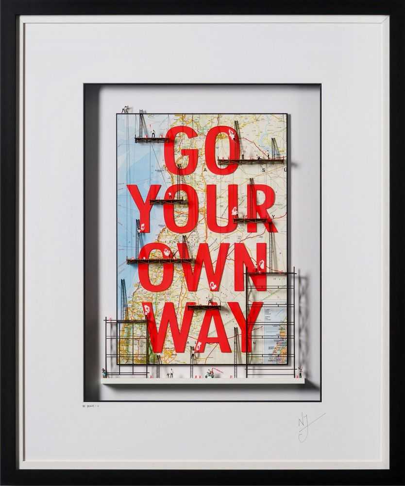 Nic Joly, ‘Be Brave V’, 2023, Sculpture, 3D Wall sculpture, Castle Fine Art, Numbered