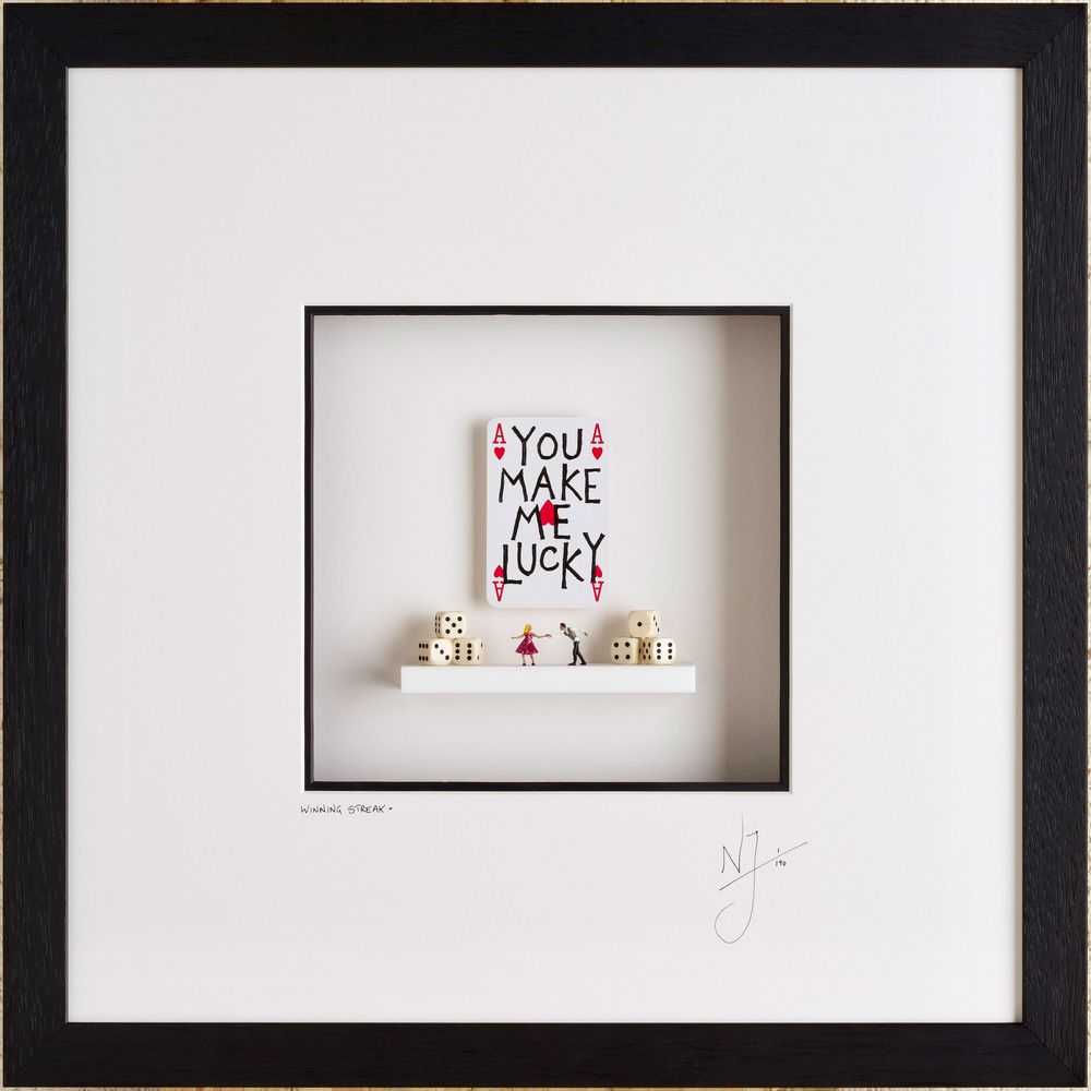 Nic Joly, ‘Winning Streak’, 2021, Sculpture, Marble, Resin, Cards, Castle Fine Art, Numbered