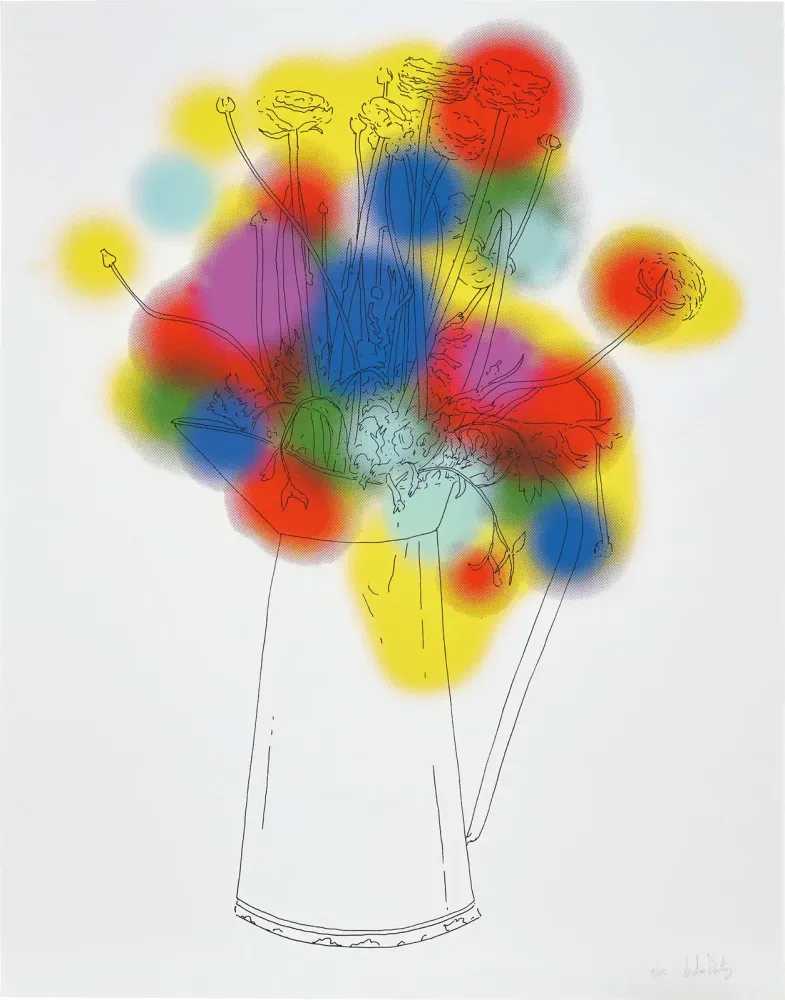 Nicolas Party, ‘Flowers and a Few Colours’, 2013, Print, Screenprint in colours, on Somerset paper, with full margins, null, Numbered