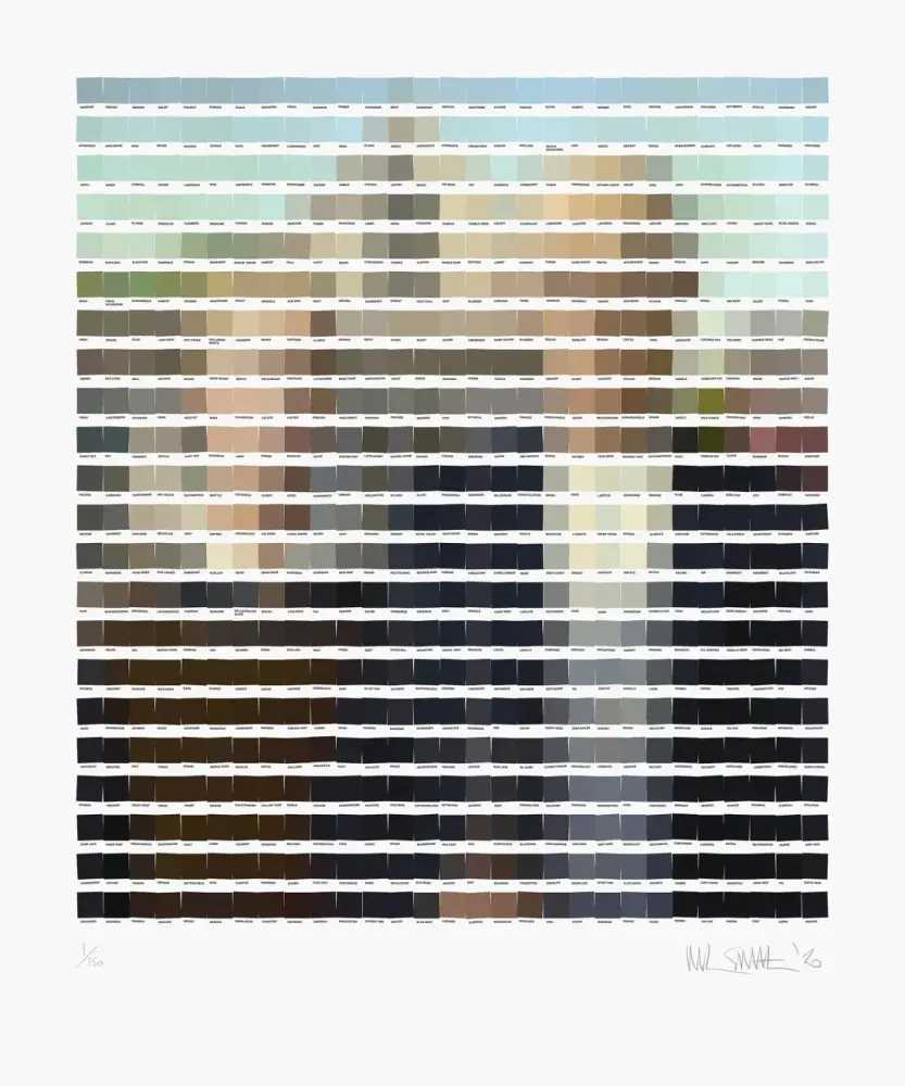 Nick Smith, ‘American Gothic’, 12-08-2020, Print, Pigment with screenprinted Varnish on Canson Rag Photographque 310gsm, Self-released, Numbered, Dated