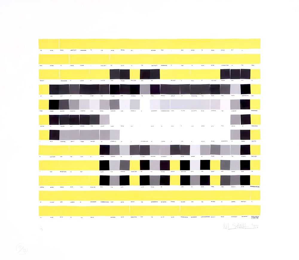 Nick Smith, ‘Haring Dog (Custard)’, 16-08-2022, Print, Pigment with Screenprinted Varnish on Canson Rag Photographique 310 gsm Paper, Rhodes Contemporary Art, Numbered, Dated