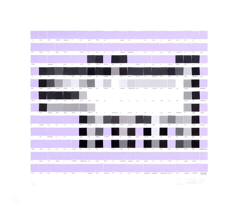 Nick Smith, ‘Haring Dog (Parma Violet)’, 16-08-2022, Print, Pigment with Screenprinted Varnish on Canson Rag Photographique 310 gsm Paper, Rhodes Contemporary Art, Numbered, Dated