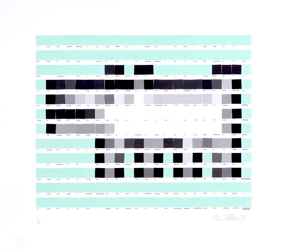 Nick Smith, ‘Haring Dog (Peppermint)’, 16-08-2022, Print, Pigment with Screenprinted Varnish on Canson Rag Photographique 310 gsm Paper, Rhodes Contemporary Art, Numbered, Dated