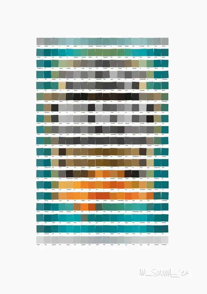 Nick Smith, ‘Psalm 65’, 2024, Print, Giclée with Screenprinted Varnish Overlay on Canson Rag Photographique 310gsm Paper, Rhodes Editions, Numbered, Dated