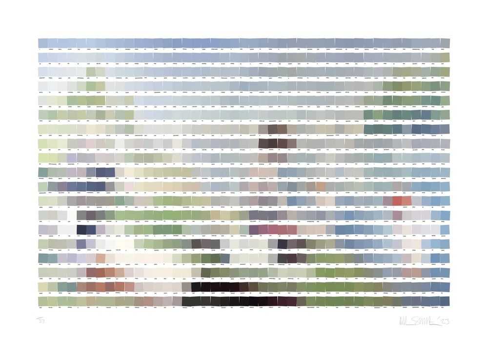 Nick Smith, ‘The Bathers (at Asnières)’, 2023, Print, Gicleé with Screenprinted Varnish Overlay on Canson Rag Photographique 310 gsm Paper, Rhodes Editions, Numbered, Dated
