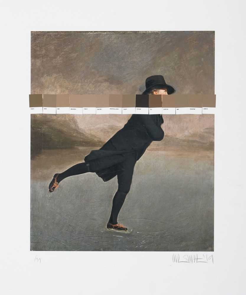 Nick Smith, ‘The Skating Minister’, 2019, Print, Giclee with silkscreen varnish on wove paper, null, Numbered, Dated