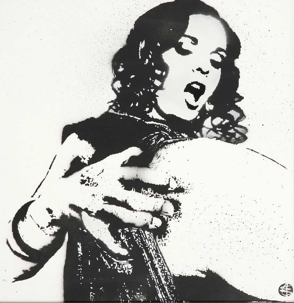 Nick Walker, ‘Dirty Girl’, 2015, Print, Stencil on paper, Self Released, Numbered