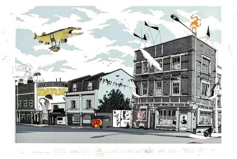 Nick Walker, ‘First Great Weston’, 30-05-2008, Print, Screenprint, Let Them Hang, Numbered