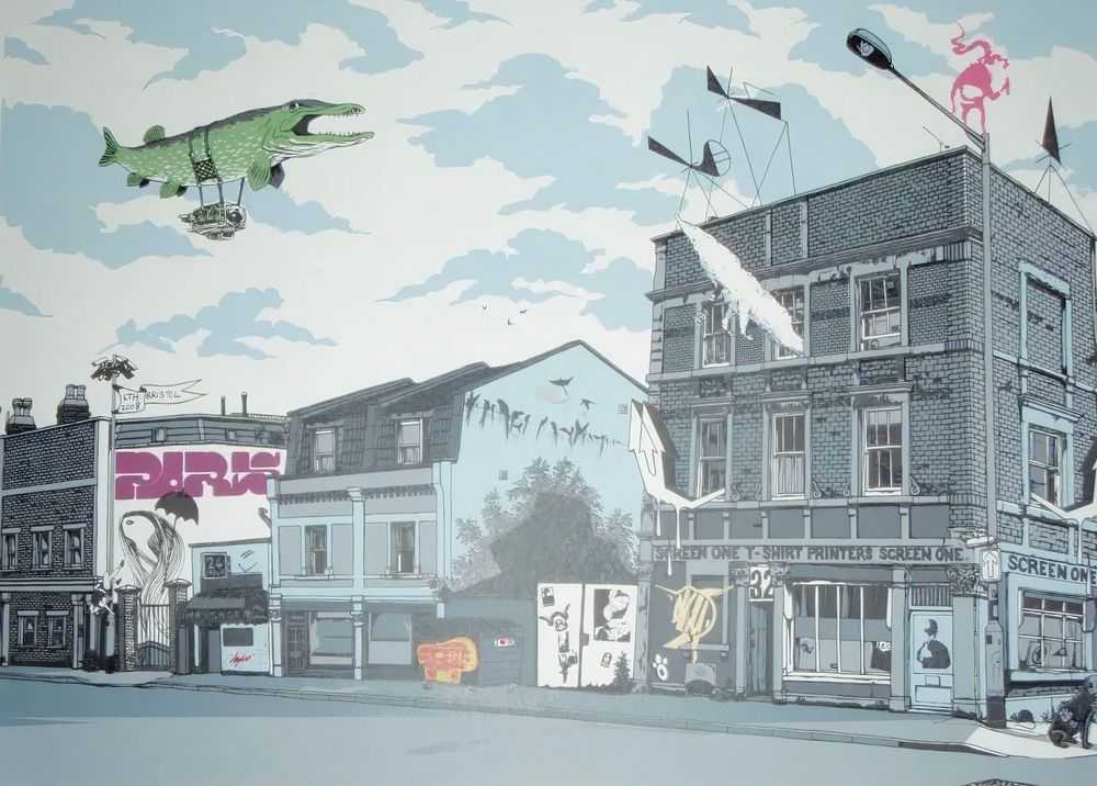 Nick Walker, ‘First Great Weston (Bristol Edition)’, 30-05-2008, Print, Screenprint, Let Them Hang, Numbered, Handfinished