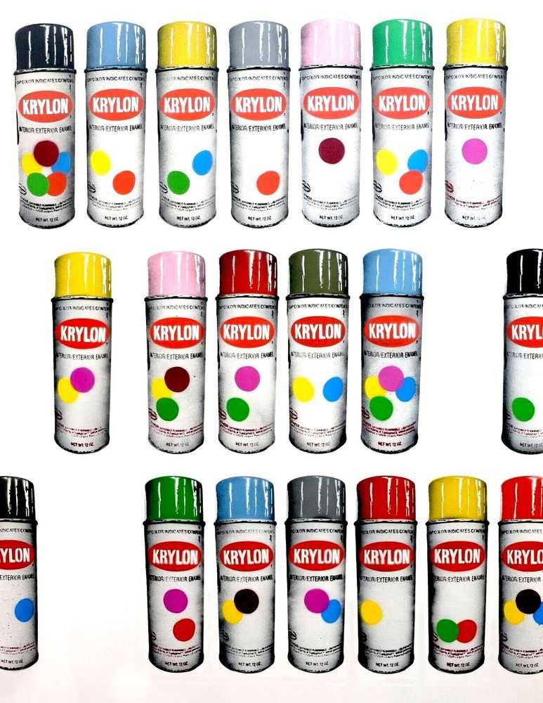 Nick Walker, ‘Krylon Cans’, 27-06-2017, Print, 12 color separation silkscreen, Jonathan LeVine Gallery, Numbered