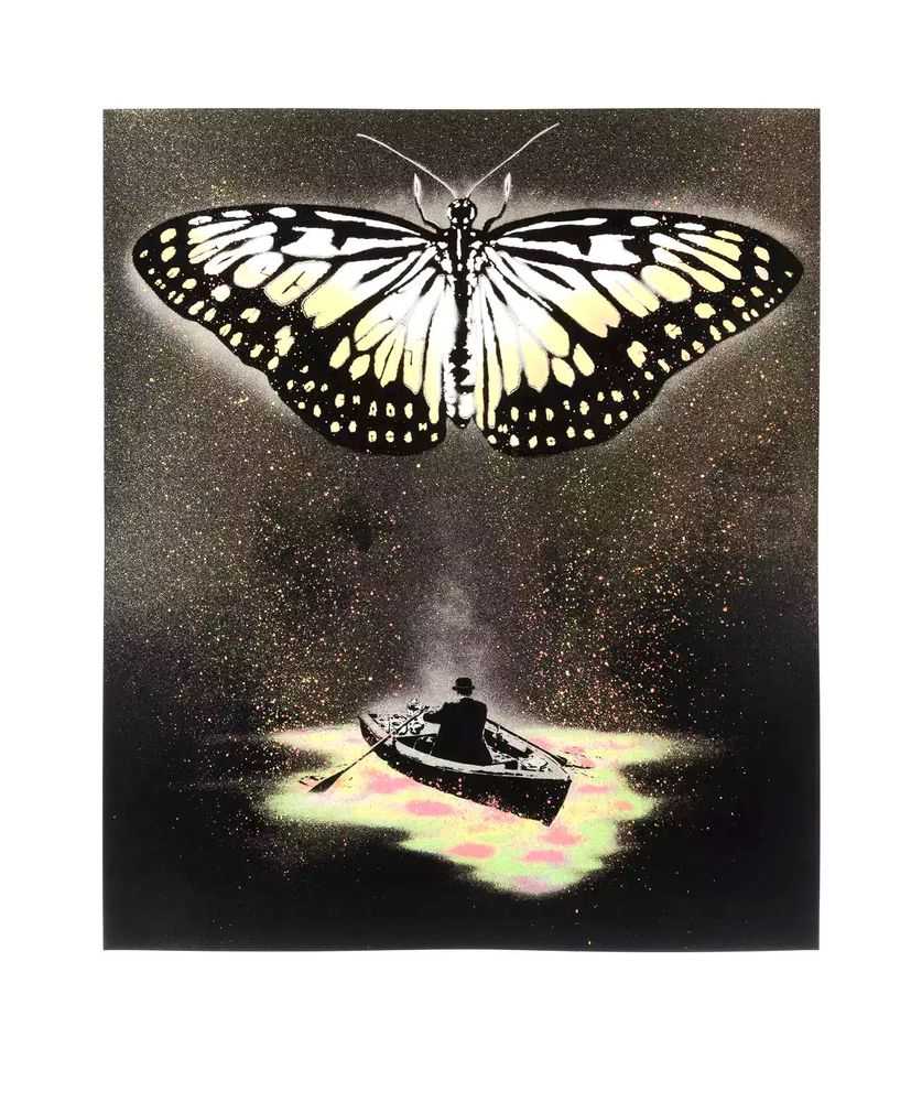 Nick Walker, ‘Life's Too Short’, 17-04-2008, Print, 18 colour screenprint with glitter, Black Rat Press, Numbered
