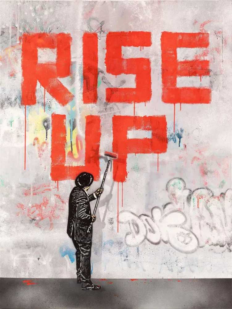 Nick Walker, ‘Rise Up (Red)’, 2021, Print, Screen print, null, Numbered