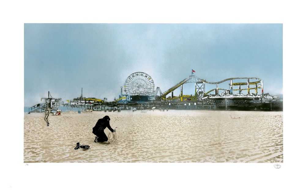 Nick Walker, ‘TMA Santa Monica (The Morning After)’, 16-11-2013, Print, Screenprint on Somerset satin 310 gsm stock, Branded Arts, Numbered