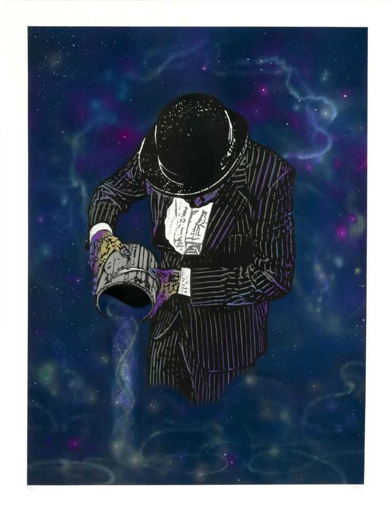 Nick Walker, ‘Time And Space’, 31-08-2022, Print, Screenprint on Somerset satin white 300 gsm, 2B Art & Toys Gallery, Numbered