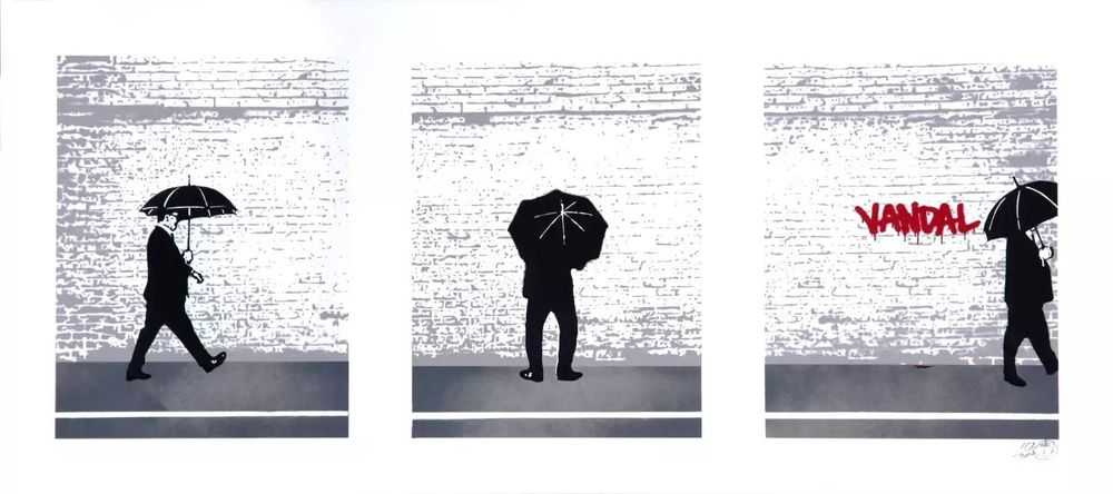 Nick Walker, ‘Vandal Triptych’, 08-12-2006, Print, Screenprint, Self-released, Numbered