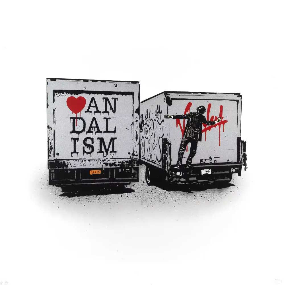 Nick Walker, ‘Vandalism Truck (Silver)’, 19-03-2015, Print, Seriagraph on Arches 300gsm, Galerie Brugier Rigail, Numbered
