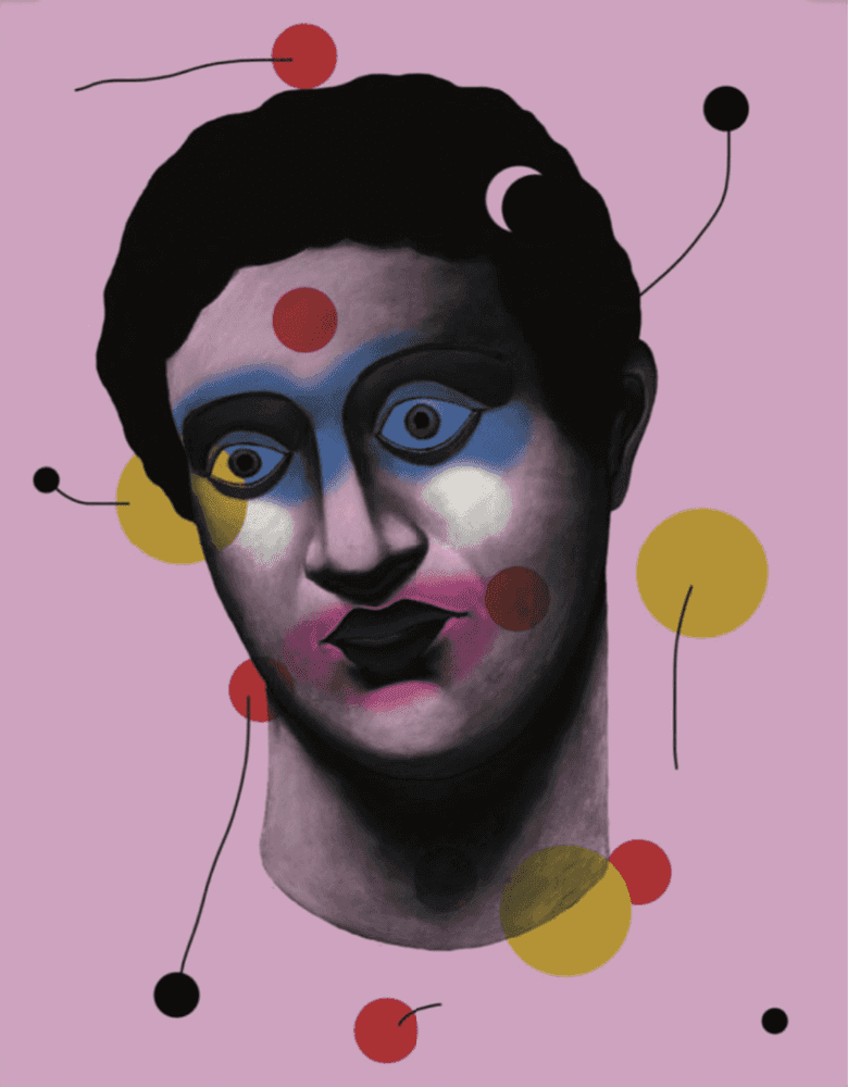 Nicolas Party, ‘Portrait’, 2020, Print, Screenprint in colours on paper, RxArt, Numbered