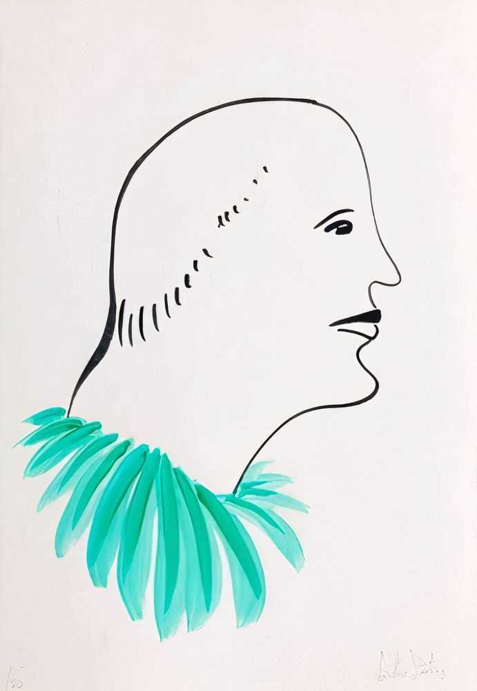 Nicolas Party, ‘Untitled’, 2016, Print, Xerox print with unique hand colouring in acrylic, White Columns, Numbered, Handfinished