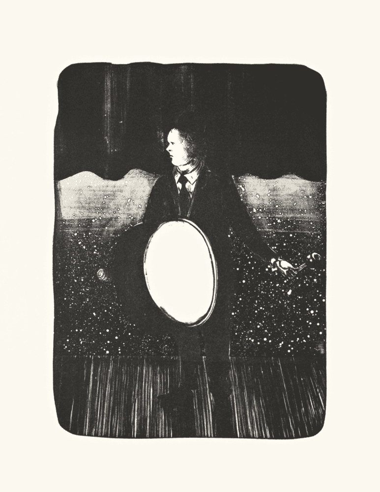 Nicole Eisenman, ‘Drummer’, 2011, Print, Two colour lithograph, Jungle Press, Numbered
