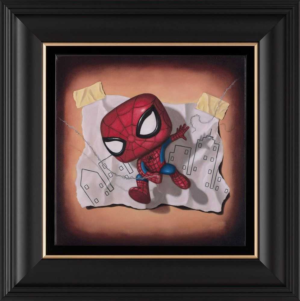 Nigel Humphries, ‘Spidey Strikes Back’, 2017, Print, Fine art print, Castle Fine Art, Numbered, Framed