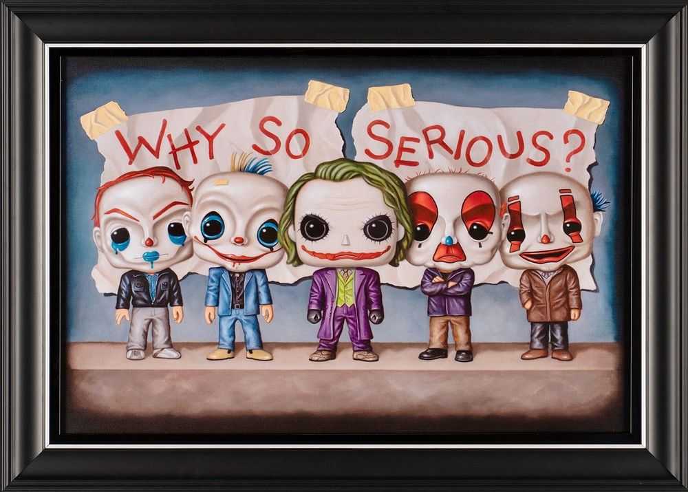 Nigel Humphries, ‘Why So Serious?’, 2023, Print, Fine Art Print, Castle Fine Art, Numbered, Framed