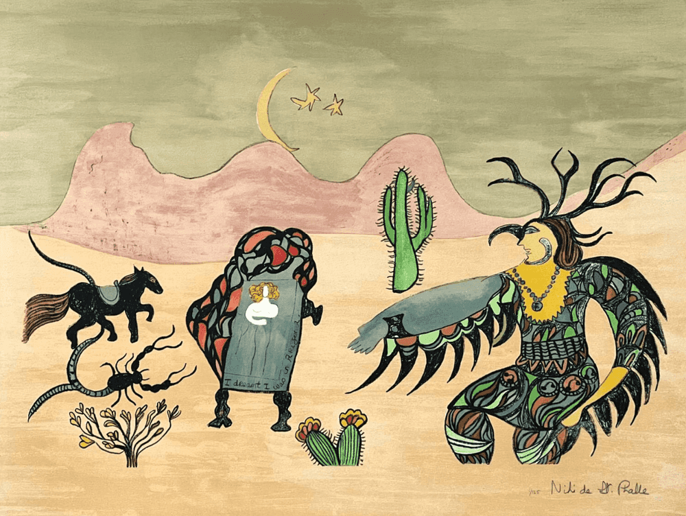 Niki de Saint Phalle, ‘I Dreamt I Was in Arizona’, 1978, Print, Lithograph on paper, Niki de Saint Phalle, Numbered