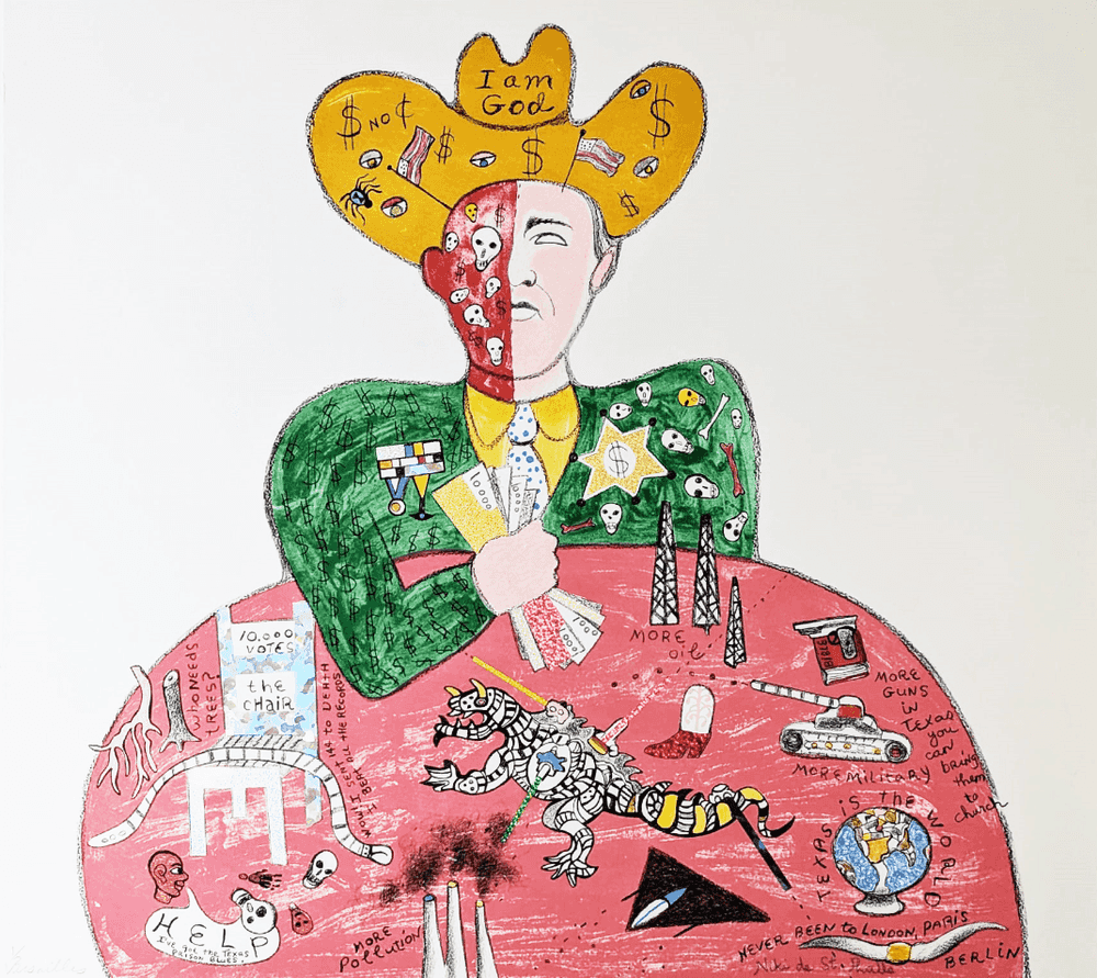 Niki de Saint Phalle, ‘I am God’, 2001, Print, Lithograph on paper, null, Numbered