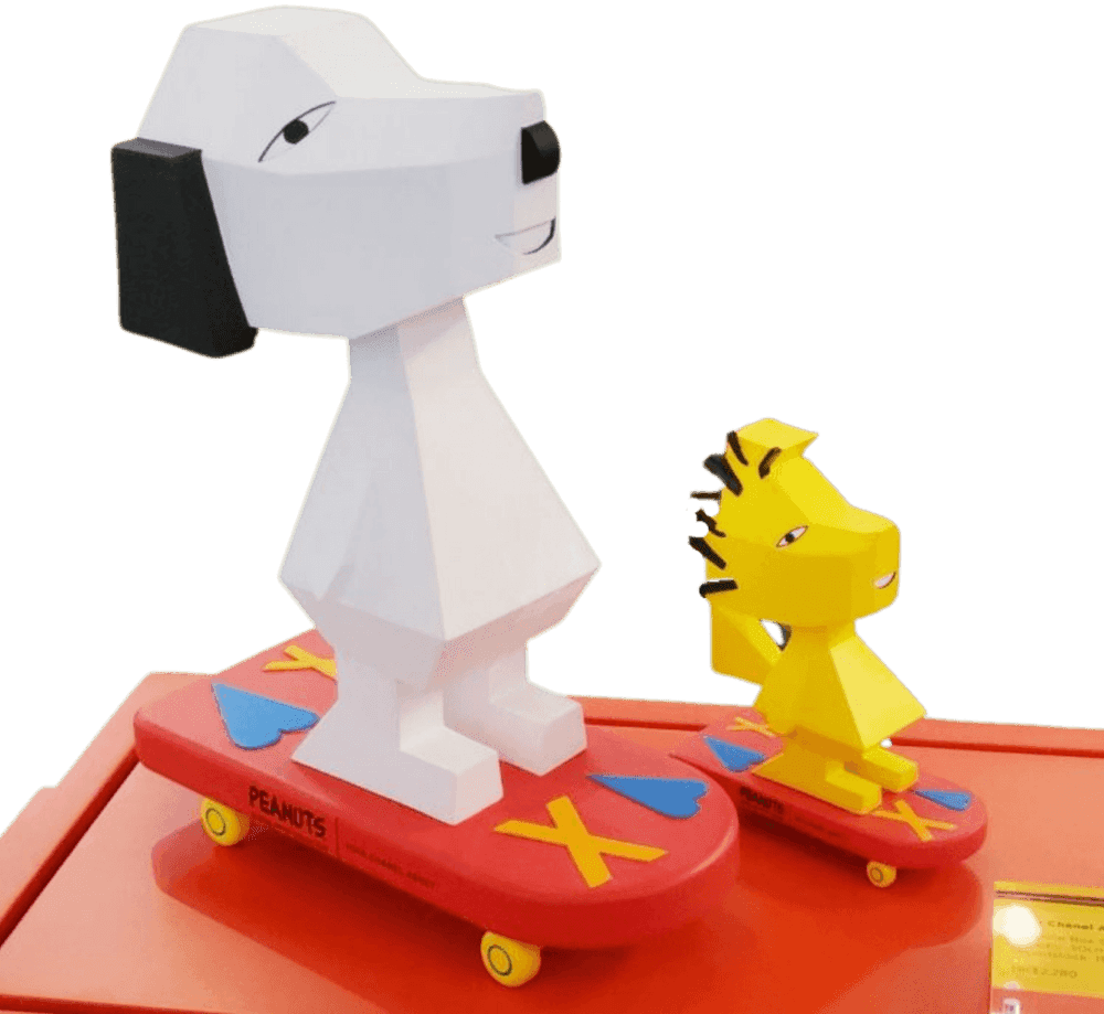 Nina Chanel Abney, ‘Peanuts Snoopy and Woodstock’, 2020, Sculpture, Polystone, APPortfolio, 