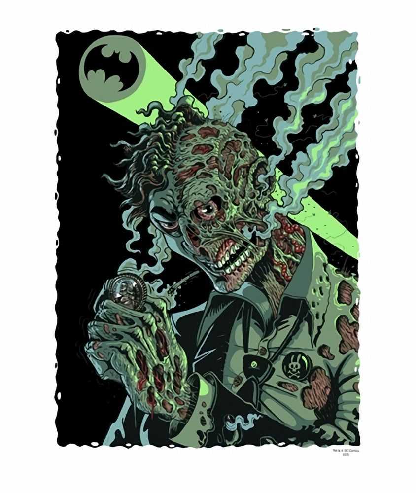 Nychos, ‘Harvey Two-Face’, 2015, Print, Screen Print, French Paper Art Club, Numbered