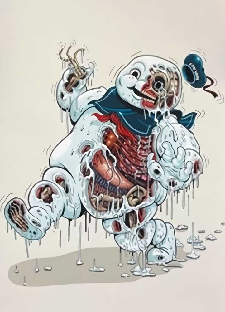 Nychos, ‘Marshmallow Meltdown’, 2019, Print, Giclee Print, Rabbiteye Movement, Numbered