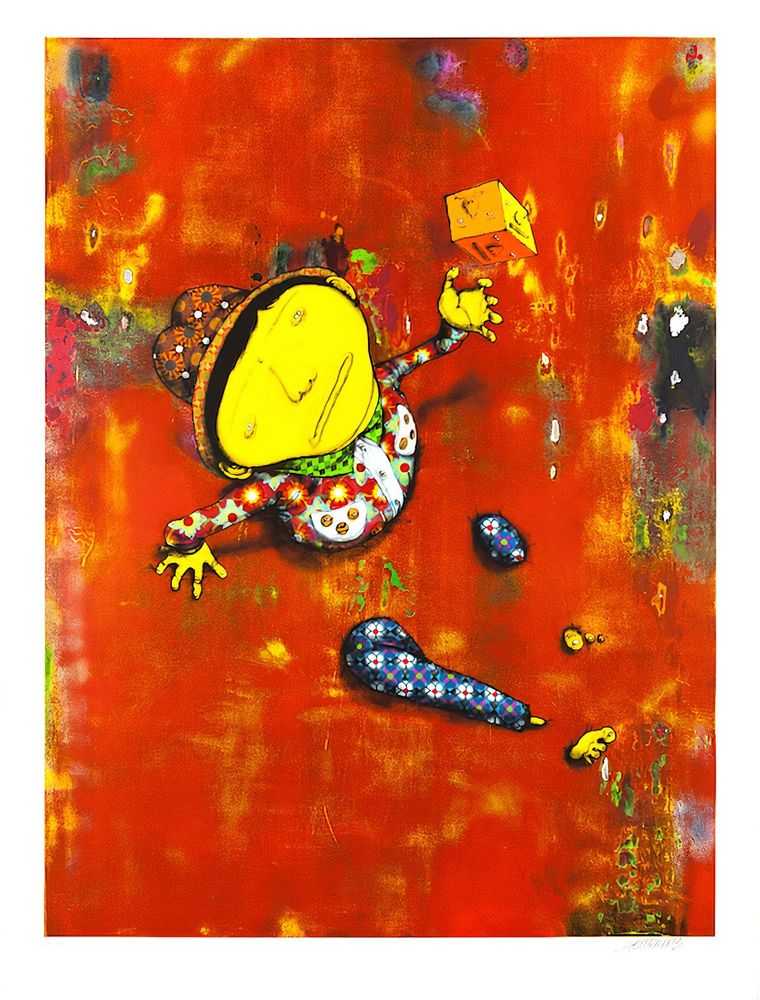 OSGEMEOS, ‘Close Encounters’, 18-05-2016, Print, 17 colours lithograph printed on Marinoni machine white BFK Rives 270gsm paper, 99 Prints, Numbered