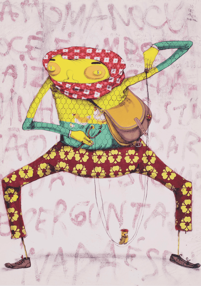OSGEMEOS, ‘Juxtapoz Poster’, 2008, Print, Offset Lithograph, Juxtapoz, 