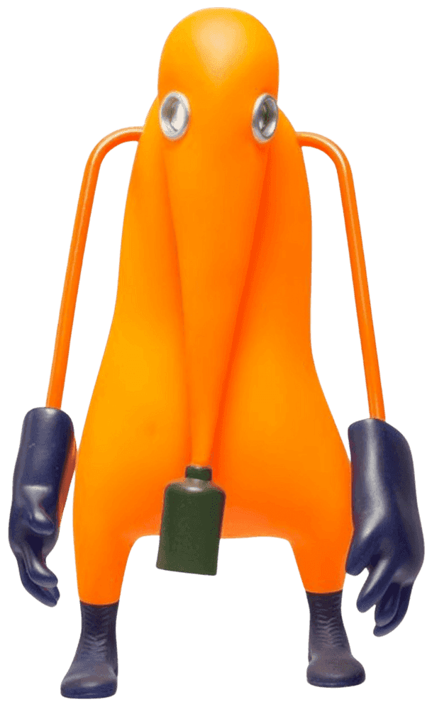 OSGEMEOS, ‘Untitled (Tokion Sculpture)’, 1999, Sculpture, Painted cast vinyl, Tokion, 