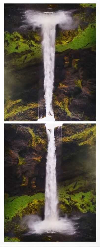 Olafur Eliasson, ‘Contact is Content at Seljalandsfoss’, 2014, Print, 2 C-Prints, Distanz, Numbered