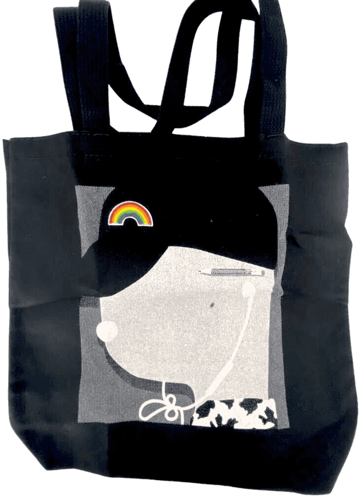 Oli Epp, ‘Self Portrait (Purple), 2022 Tote Bag’, 2022, Print, Silkscreen by Kayrock Screen Printing, Perrotin, Numbered, Handfinished