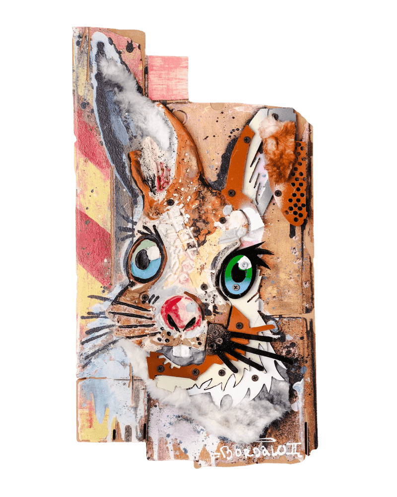 Bordalo II, ‘Rabbit Edition’, 2025, Sculpture, Hand painted ceramics and reused plastics, MDF and textiles, null, Numbered