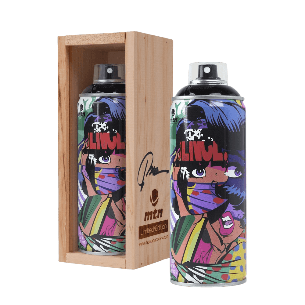 POSE, ‘Burn Spray Can’, 2021, Collectible, MTN limited-edition spray can with wooden display box and sliding acrylic window, null, 