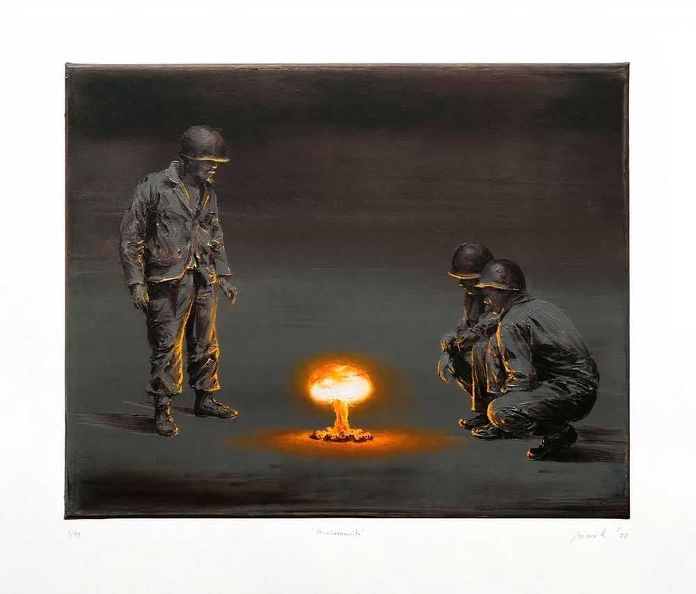 Paco Pomet, ‘Alumbramiento (Birth)’, 26-09-2022, Print, Digital print on Hahnemühle William Turner 190g paper with 2 screenprinted layers of acrylic varnish, Self-released, Numbered