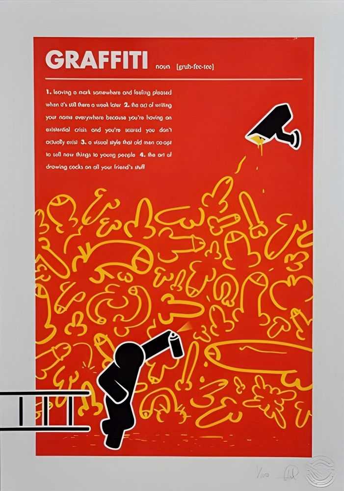 Pahnl, ‘Graffiti’, 12-10-2014, Print, Screen Print, Self Released, Numbered
