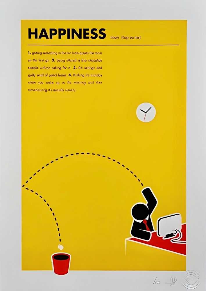 Pahnl, ‘Happiness’, 12-10-2014, Print, Screen Print, Self Released, 