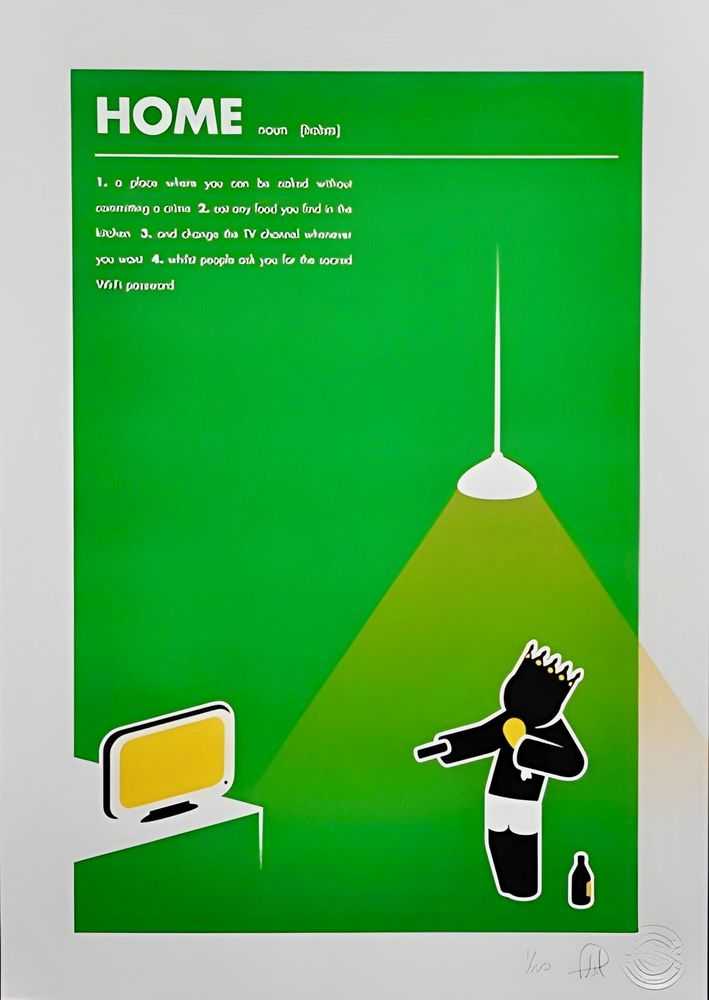 Pahnl, ‘Home’, 12-10-2014, Print, Screen Print, Self Released, 