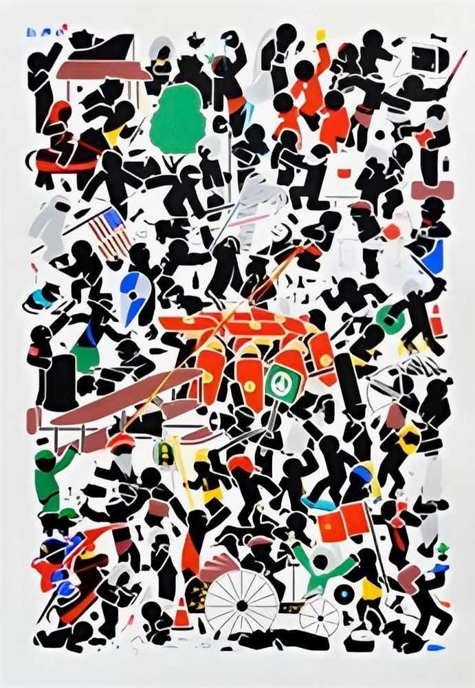 Pahnl, ‘One Long Story’, 17-06-2015, Print, Screen Print, Self Released, 