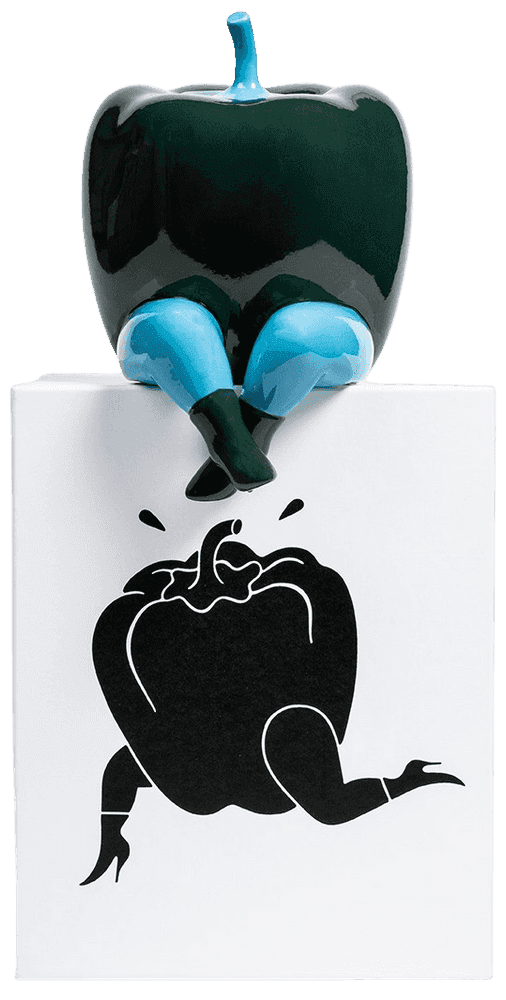 Parra, ‘Bell Paper Panic’, 2022, Sculpture, Hand painted ceramic sculpture, Case Studyo, Numbered
