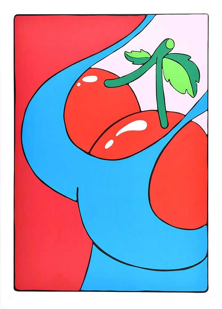 Parra, ‘Cherries’, 2009, Print, Seven colour screenprint on heavy weight paper, Pictures On Walls, Numbered