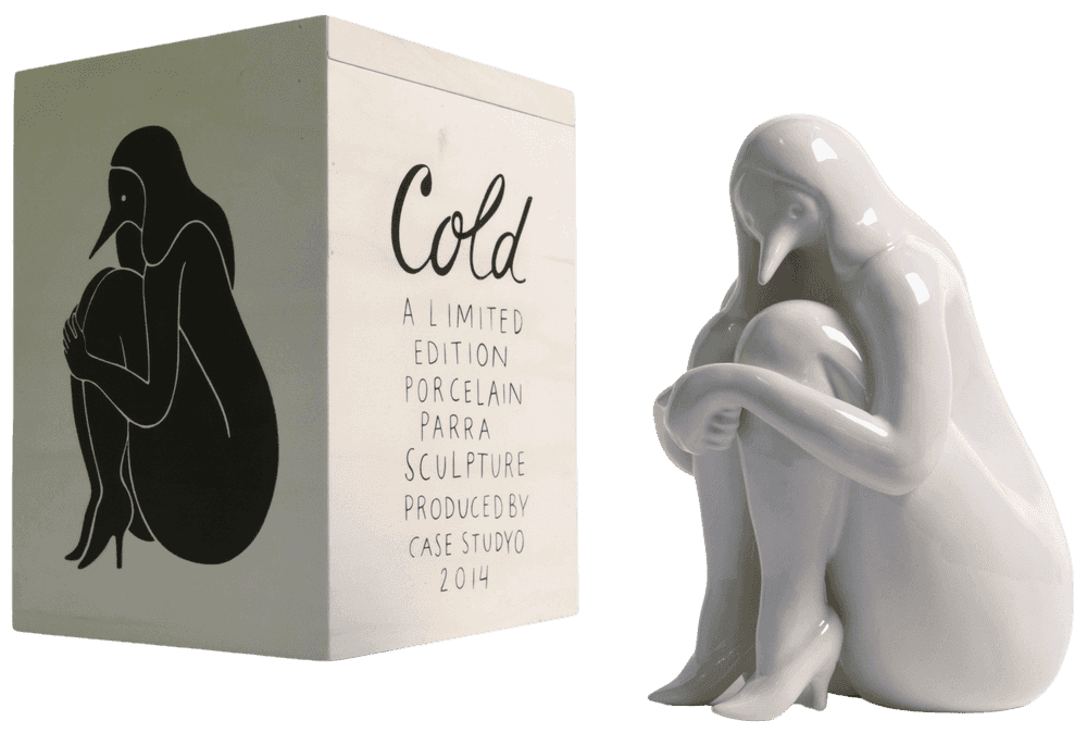 Parra, ‘Cold’, 2014, Sculpture, White porcelain sculpture, Case Studyo, Numbered