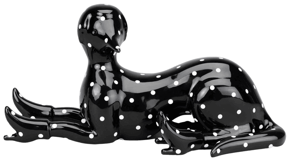 Parra, ‘Down! (Black)’, 2013, Sculpture, Black porcelain sculpture, Case Studyo, Numbered