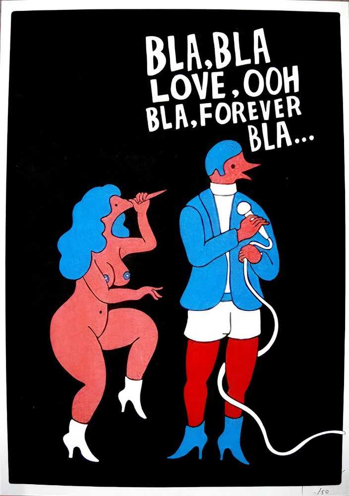 Parra, ‘Love’, 2009, Print, Risograph print, HVW8, Numbered