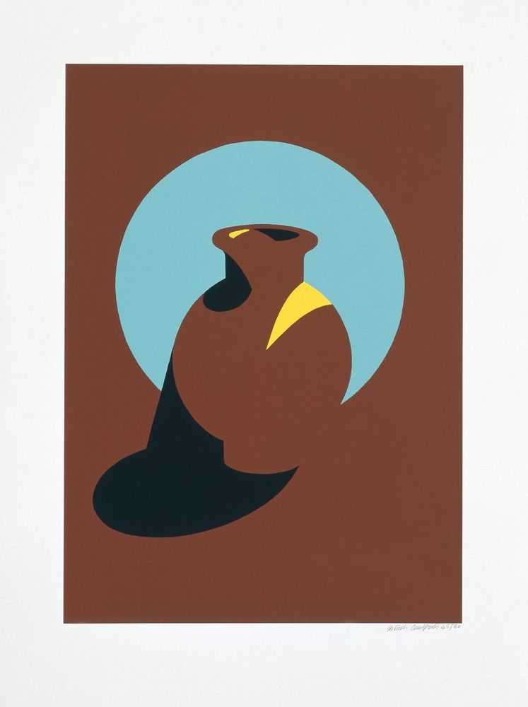 Patrick Caulfield, ‘Brown Pot’, 1994, Print, Screenprint in colours, Advanced Graphics, Numbered