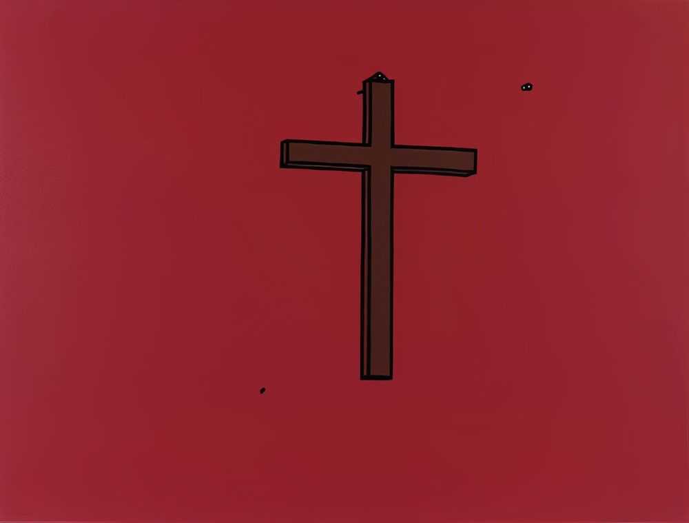 Patrick Caulfield, ‘Cross’, 1968, Print, Screenprint in colours, Editions Alecto, Numbered